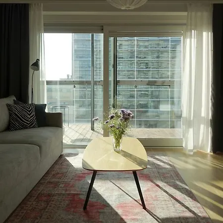 Modern 1br With Huge Balcony Above Mall Of Tripla Apartment