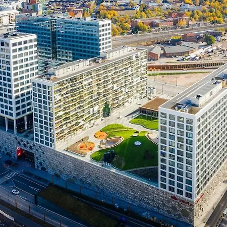 شقة Modern 1br With Huge Balcony Above Mall Of Tripla