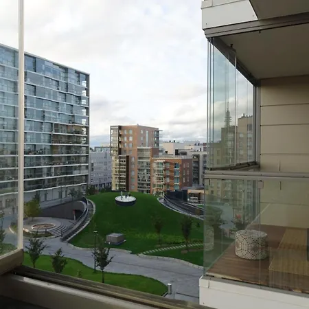 Modern 1br With House Sauna & Huge Balcony Above Mall Of Tripla By Nordic Collection Apartment *
